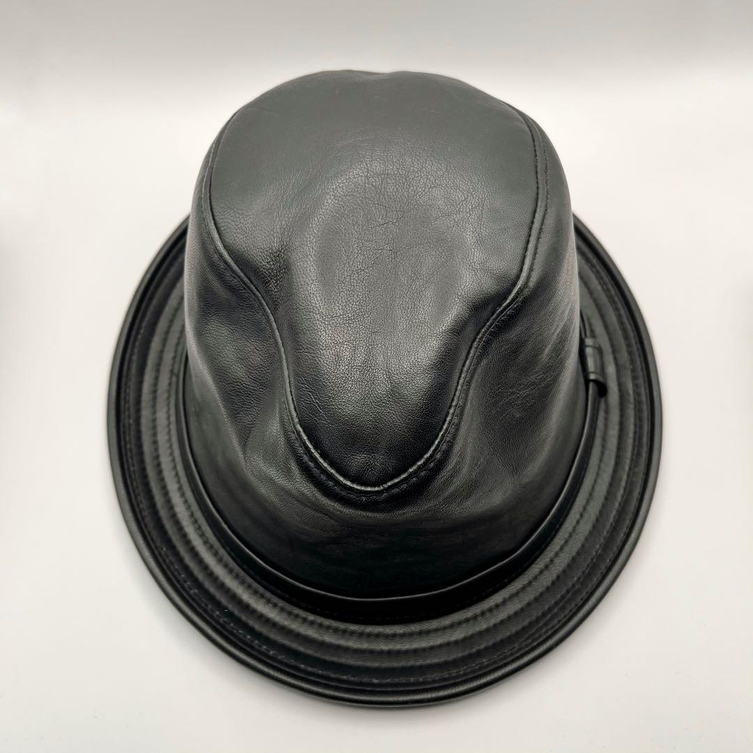 NEW YORK HAT ニューヨークハット 中折れハット レザー 本革