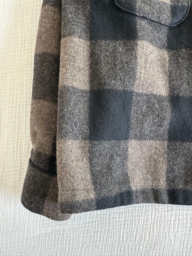 ジャケット・アウター KAJA WOOL BUFFALO CHECK CPO JACKET