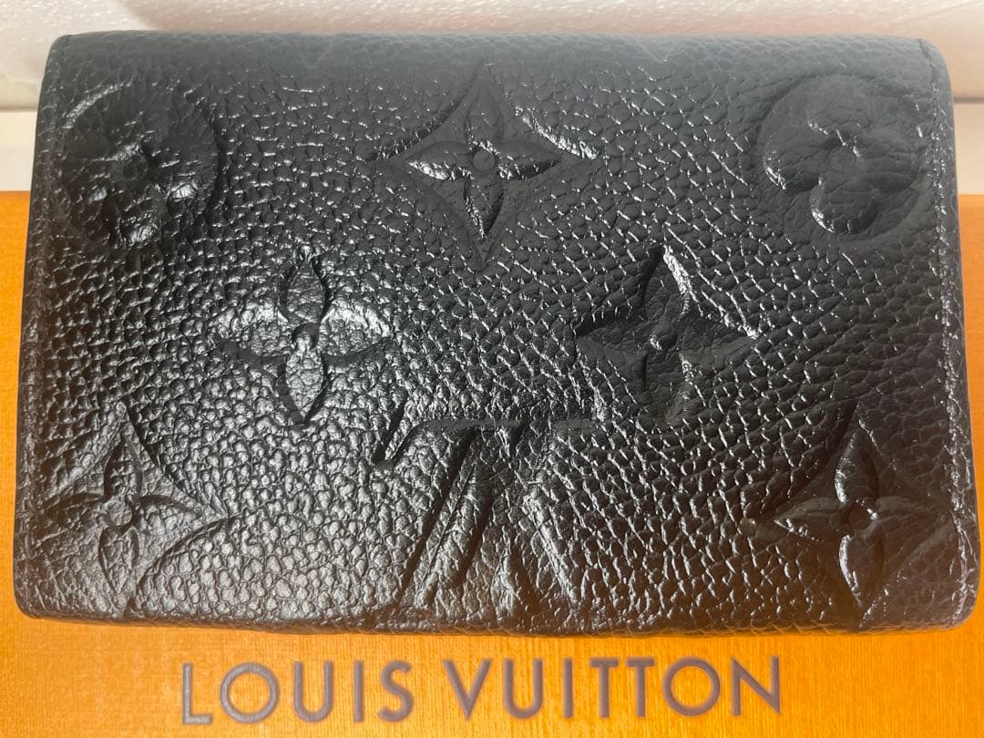 【極美品】LOUIS VUITTON ブラック アンプラント6連キーケース
