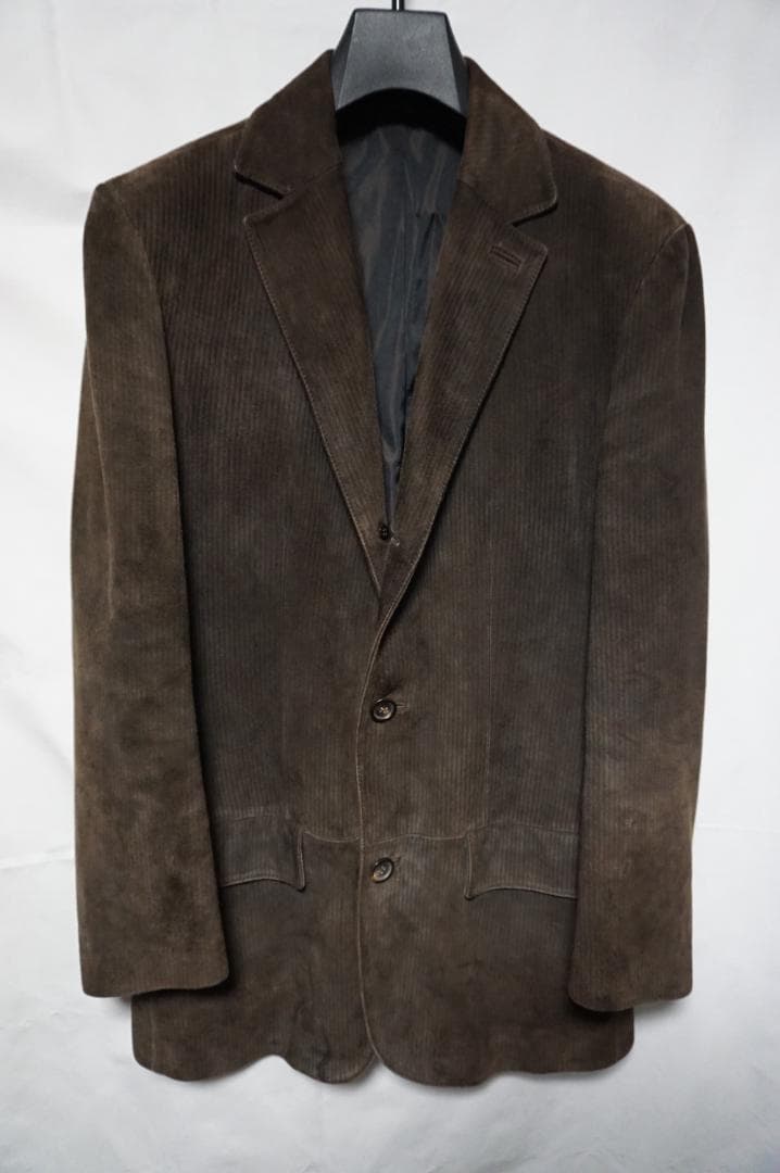 Ermenegildo Zegna ゼニア スエードレザー ジャケット 46