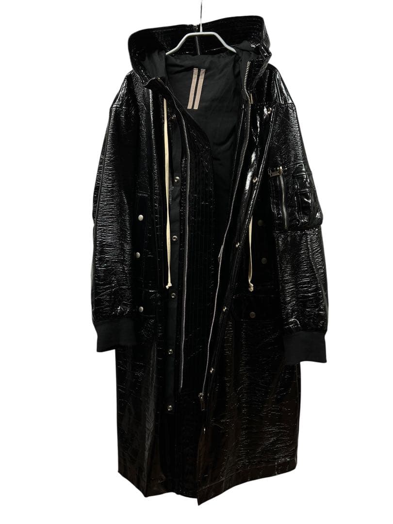 ジャケット・アウター Rick OwensDRKSHDW VINYL FOODIE COAT