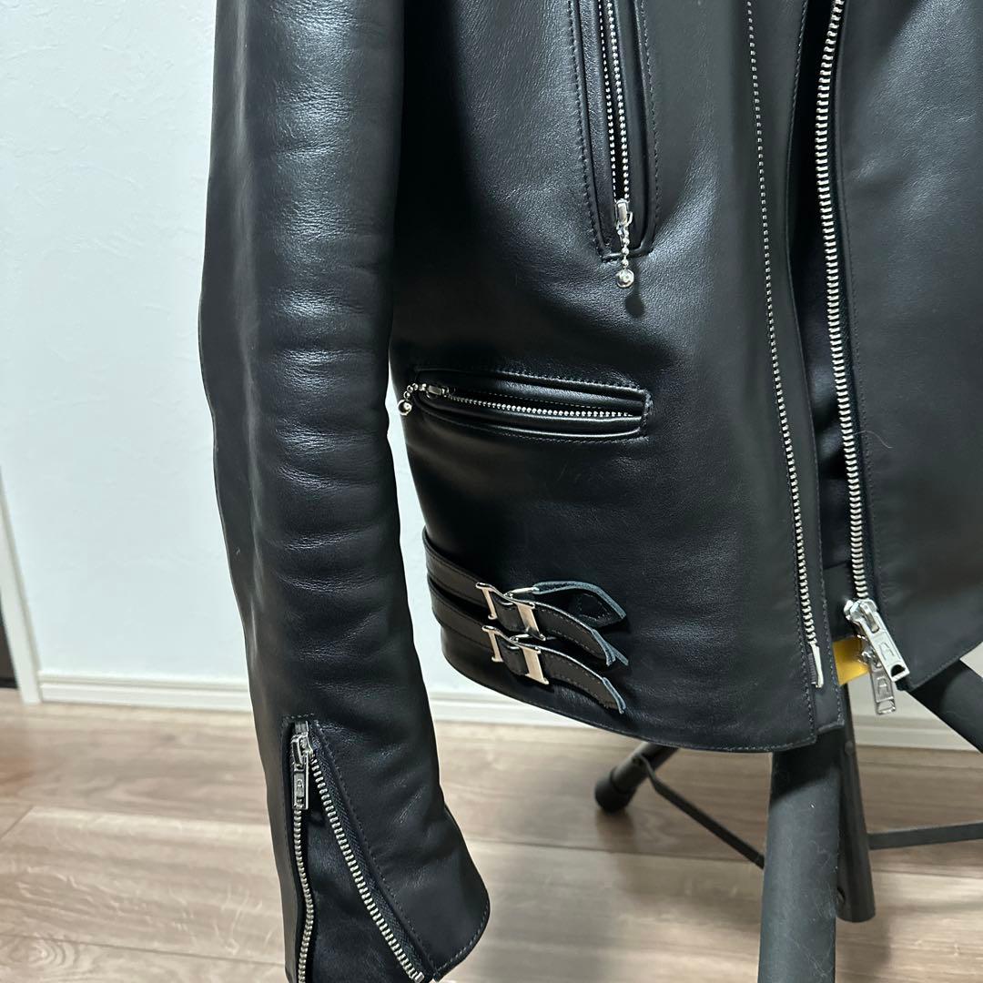 666のLJM-1TF タイトフィット サイドベルト ライダースジャケット