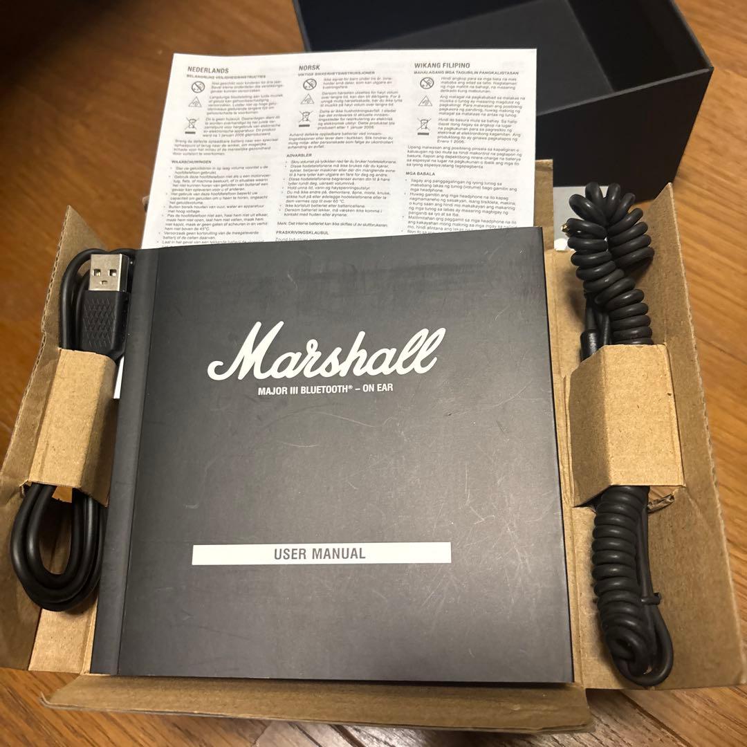 Marshall Major III Bluetooth ブラック