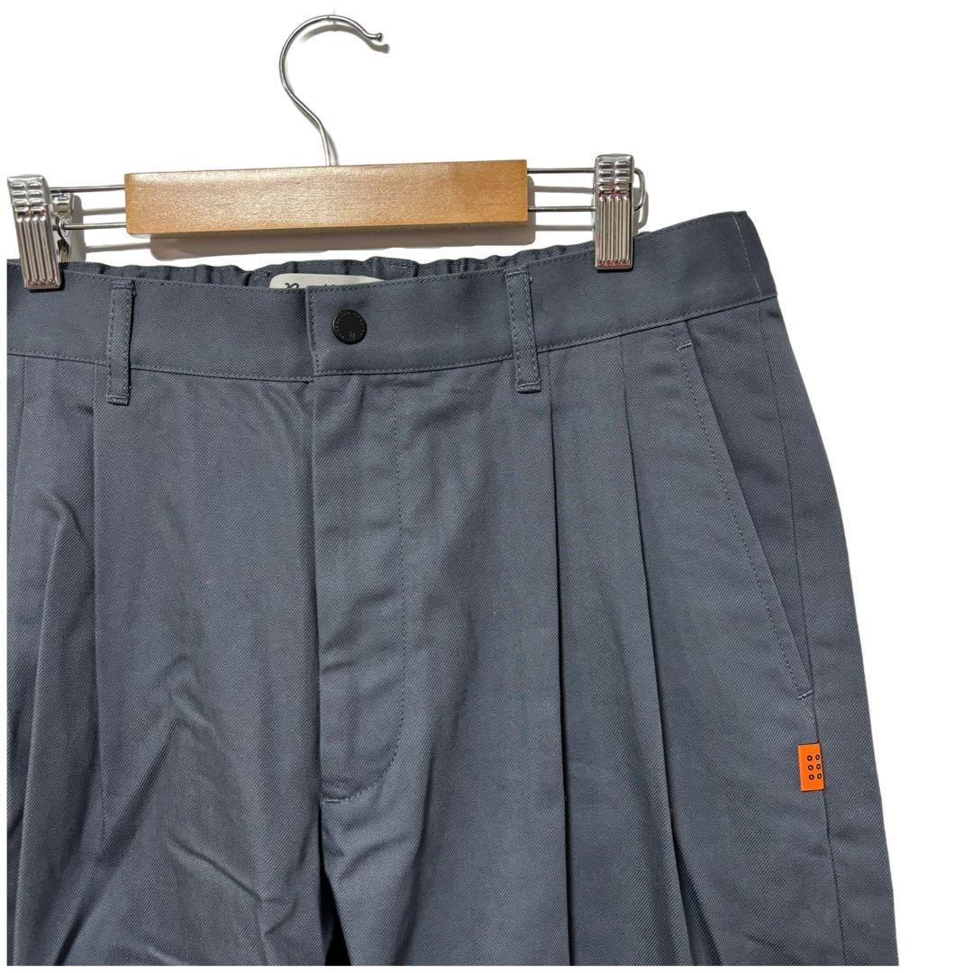 新品 ラッセルノ ゴルフ ワイド シルエット パンツ C.グレー L/XL