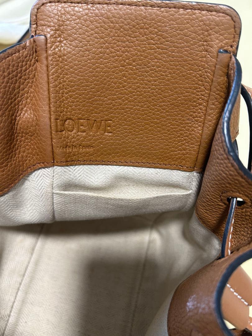 ロエベ ハンモック ミニ キャメル 美品　値下げ中　12月より11万円。