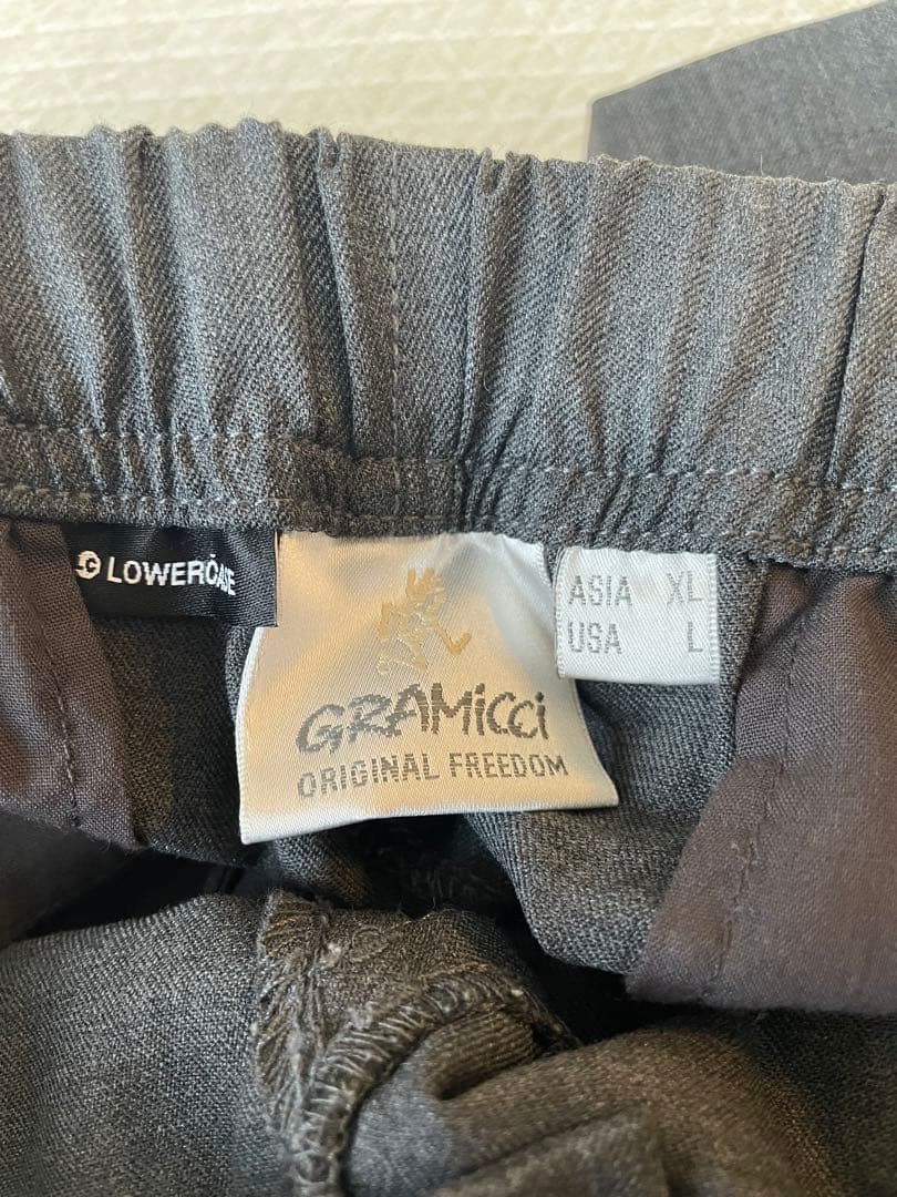 特別値下げ。Gramicci LOWERCASE ワイドテーパードスラックス