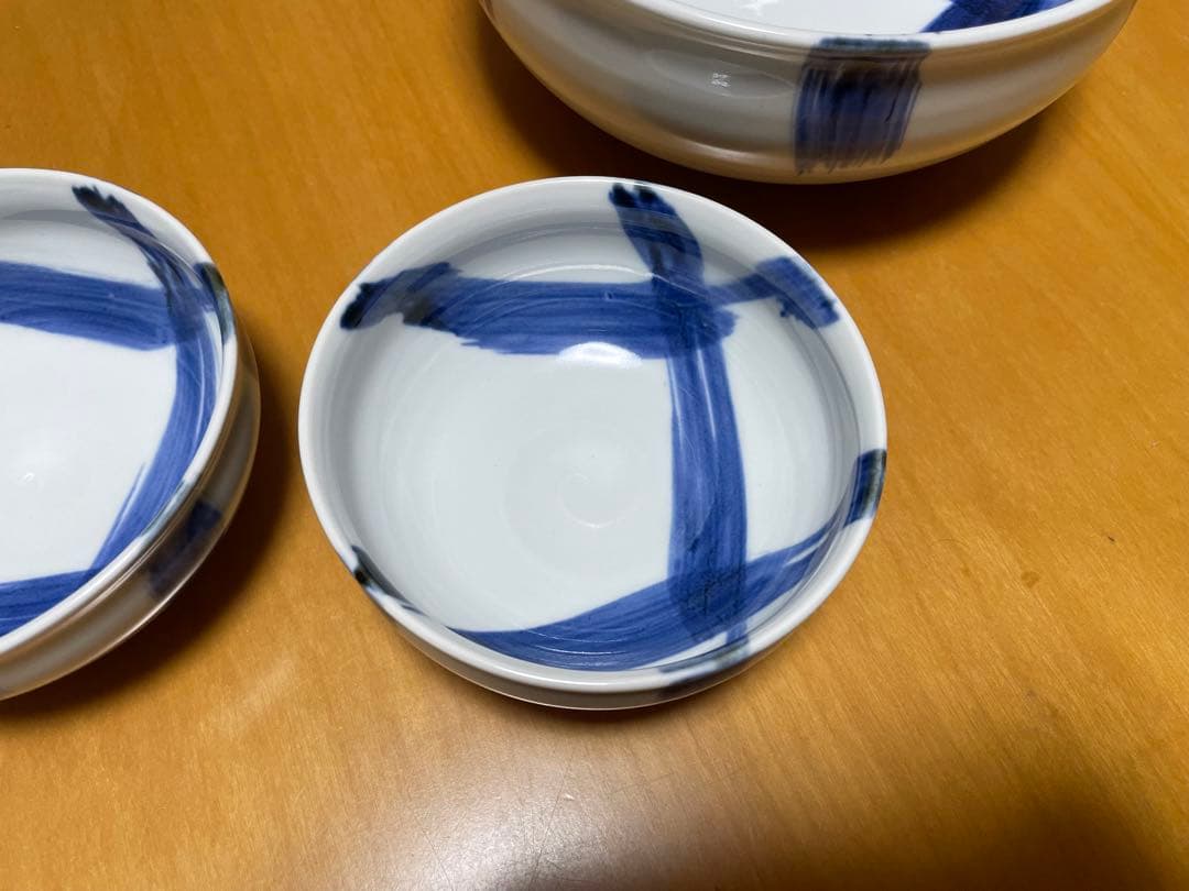 手書き刷毛目丼ぶり 3点セット