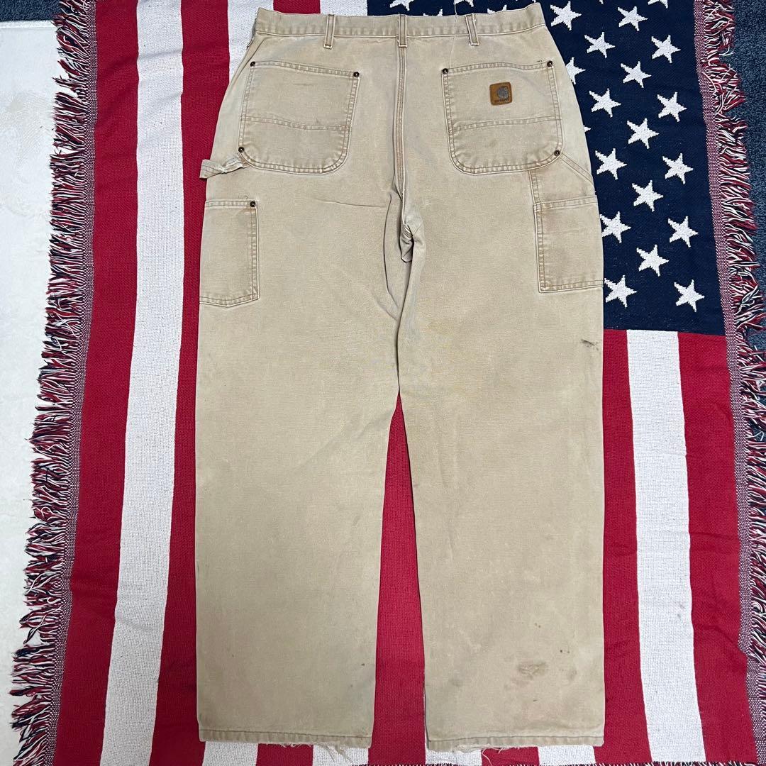 90s carhartt カーハートダブルニーダックパンツ ペインター フェード