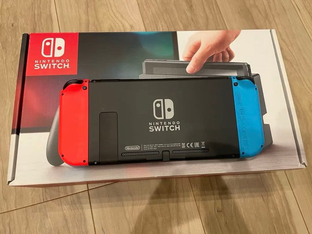 【美品】Nintendo Switch 本体 青・オレンジジョイコン