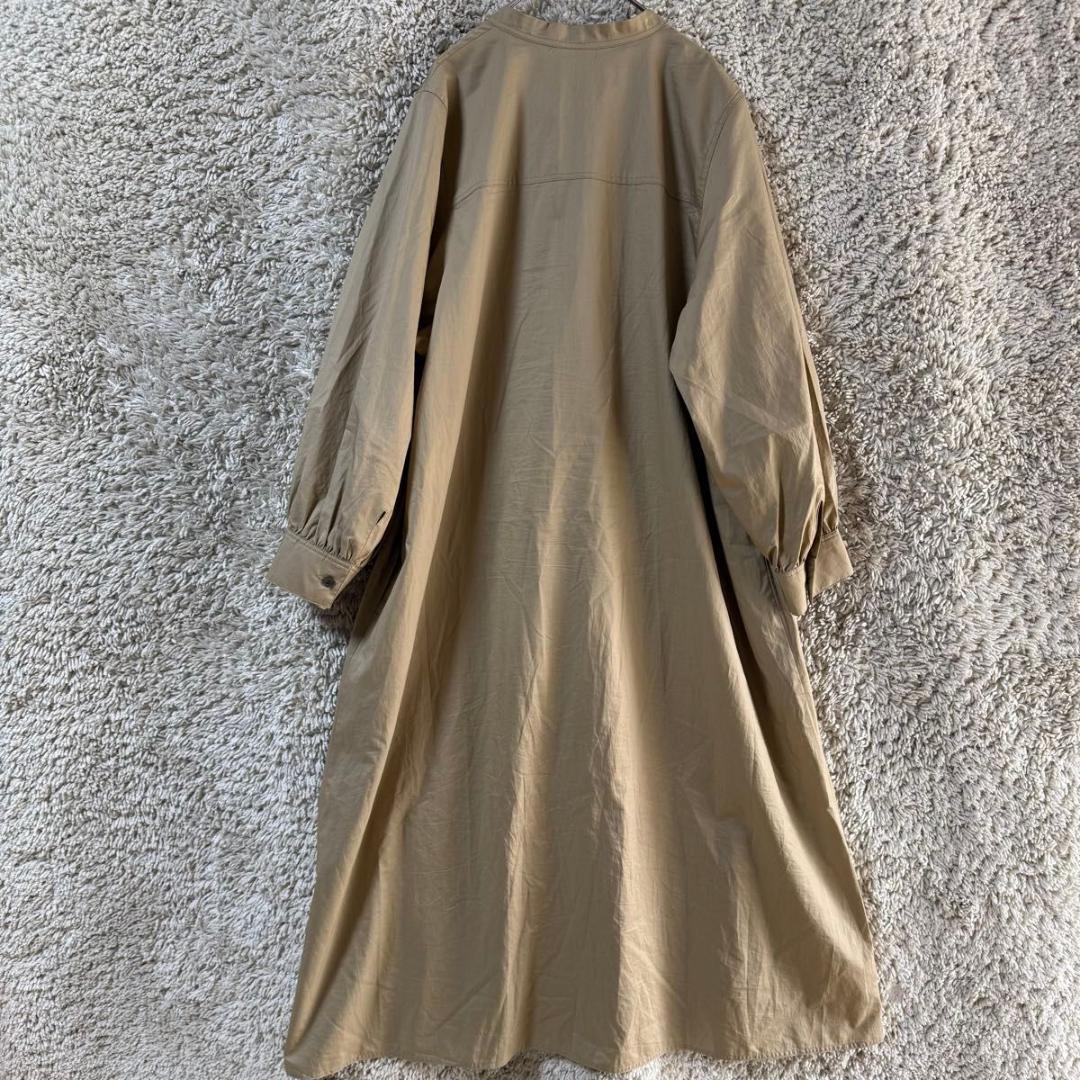 《美品★》23区　23SS　洗えるコットンツイルシャツワンピース　ニジュウサンク