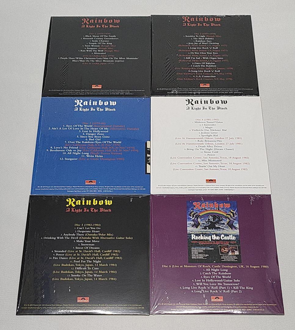 洋楽 RAINBOW A LIGHT IN THE BLACK CD DVD BOX