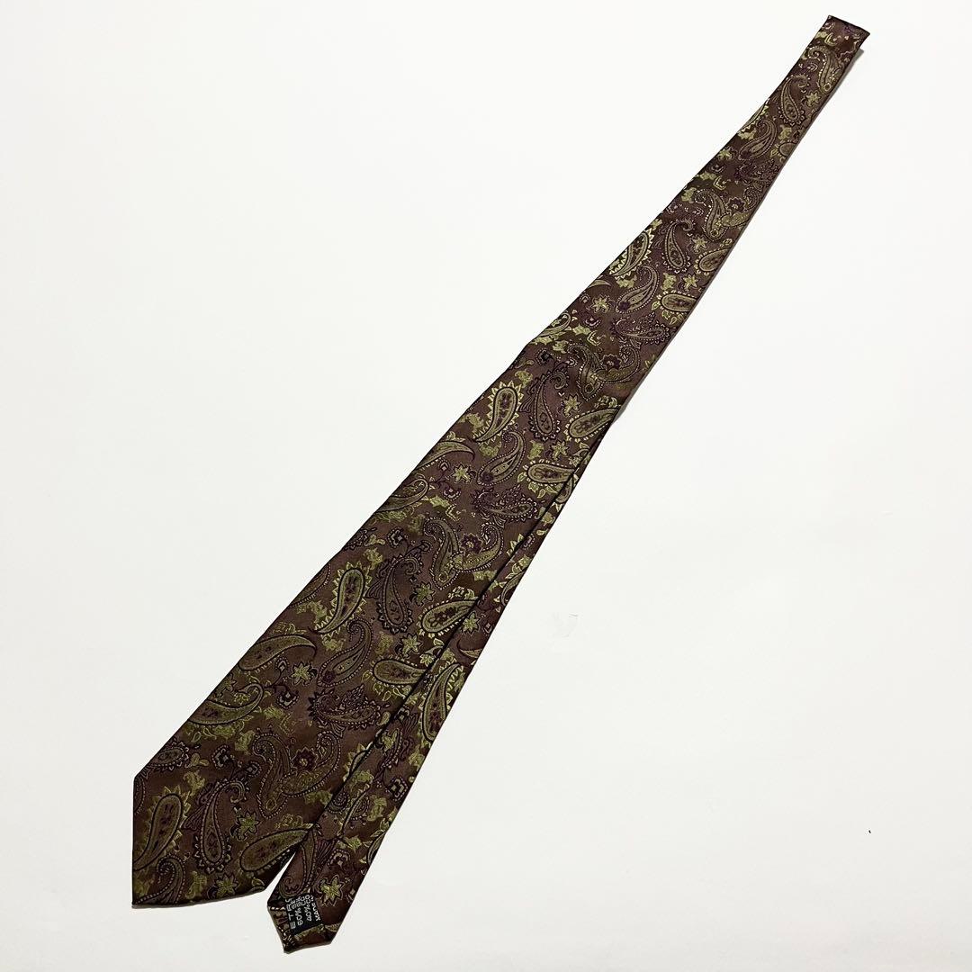 【極美品】ETRO エトロ ネクタイ ペイズリー柄 ジャカード織 イタリア製
