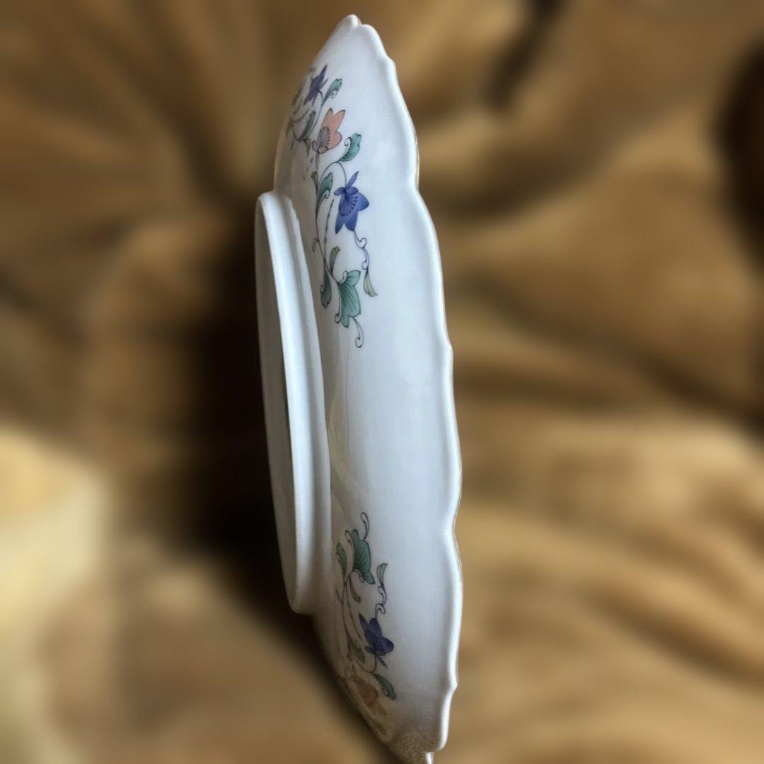 ★激レア★三洋陶器 美濃焼 龍峰窯 金七宝32大皿 和食器 金縁 青地 新品