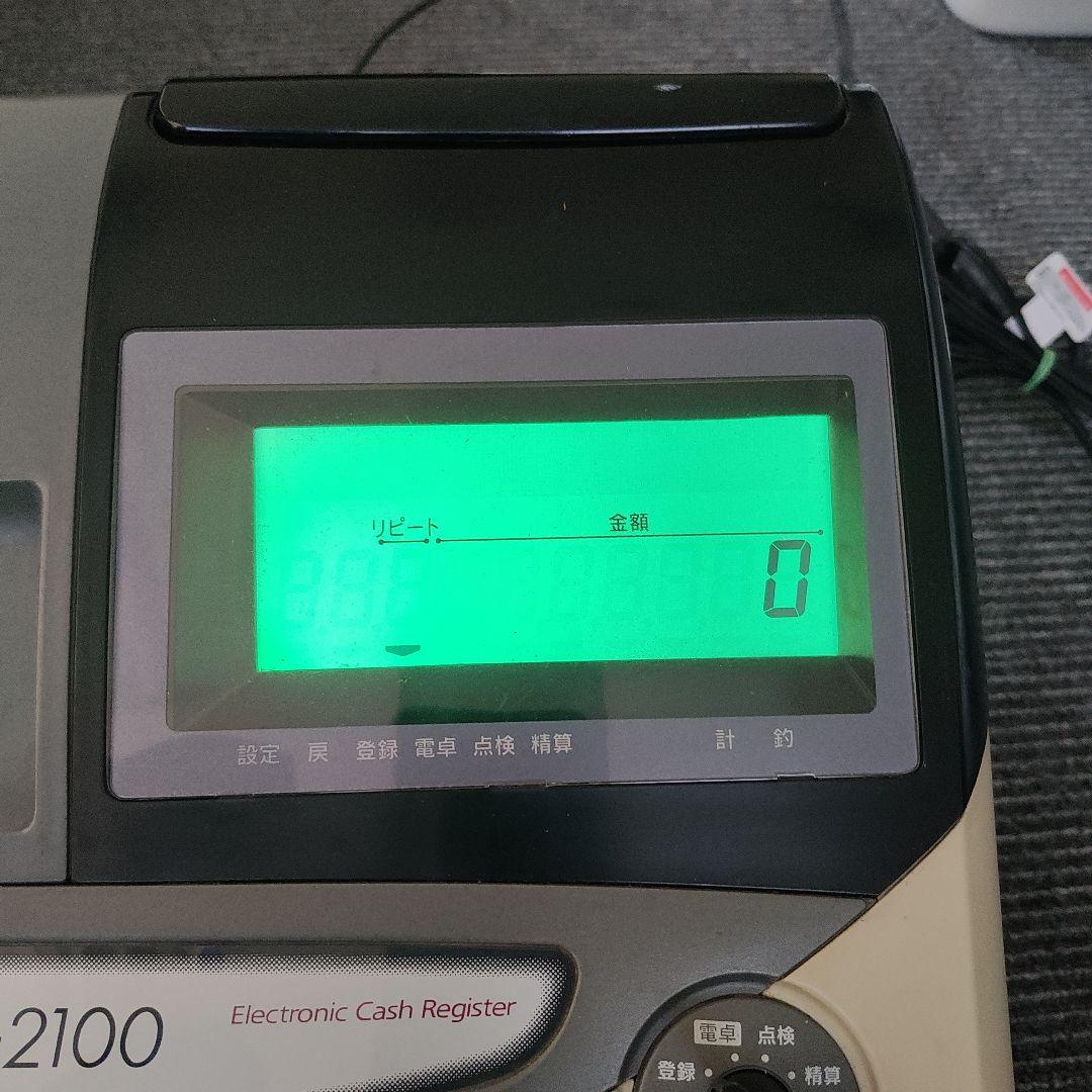 CASIO　カシオ　レジスター　TE-2100