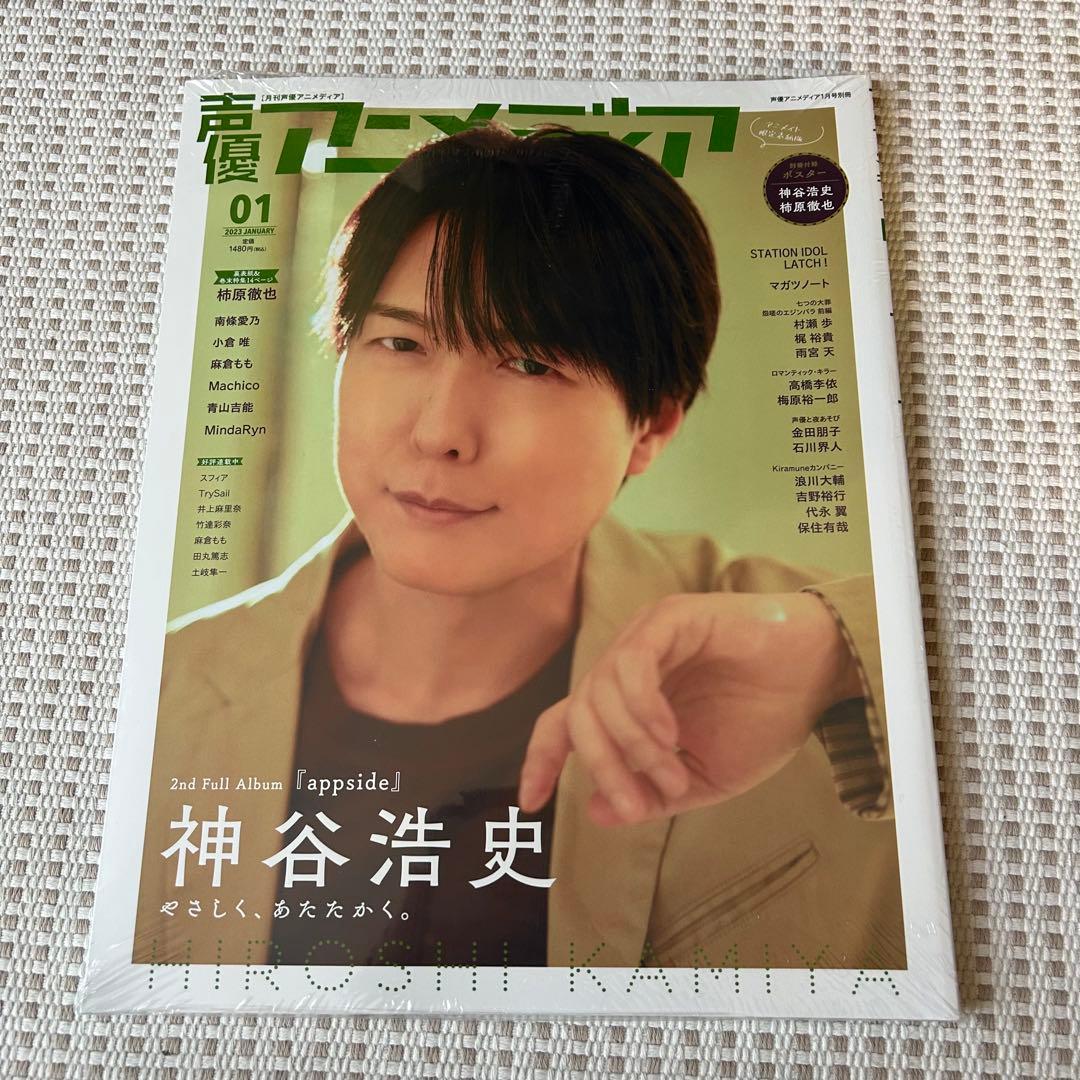 声優アニメディア Pick-upVoice【男性声優／神谷浩史／入野自由】特典有
