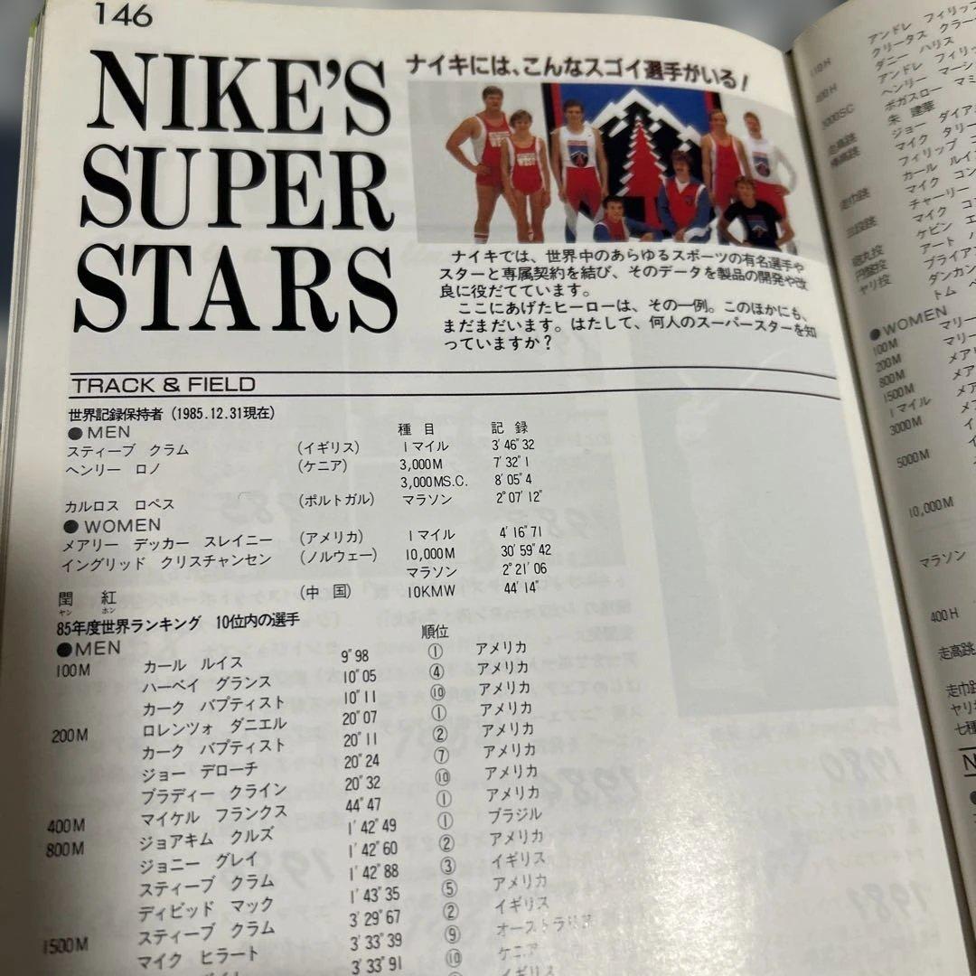 NIKE ナイキ 1985 1987年カタログ ハンドブック ナイキジャパン発行