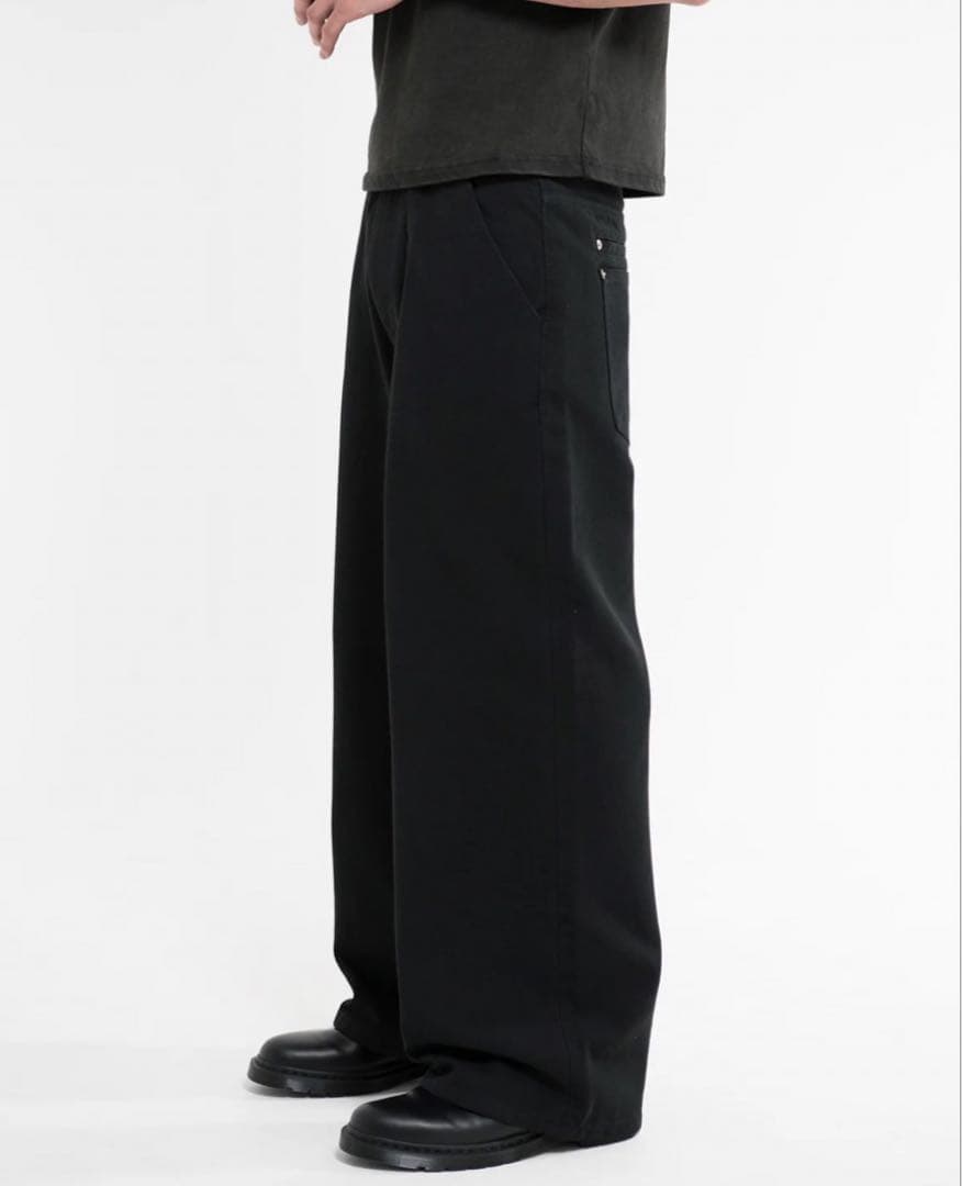 マルコメさん専用Stacked Canvas Wide-Leg Pants