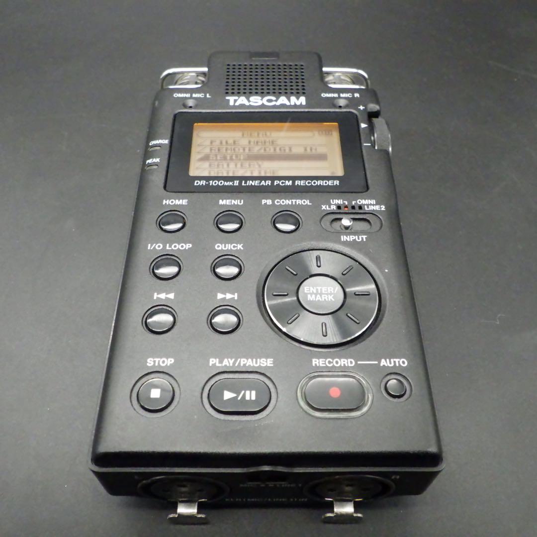 DR-100MKII TASCAMハンディレコーダー 8GB SDカード付属