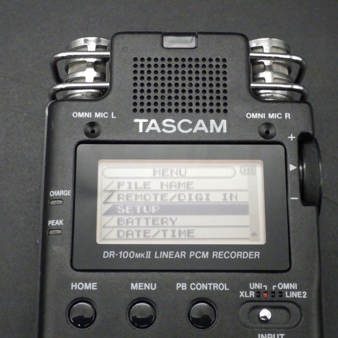 DR-100MKII TASCAMハンディレコーダー 8GB SDカード付属