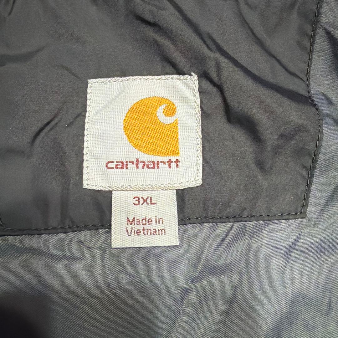 Carhartt ブラック ダウンベスト 3XL