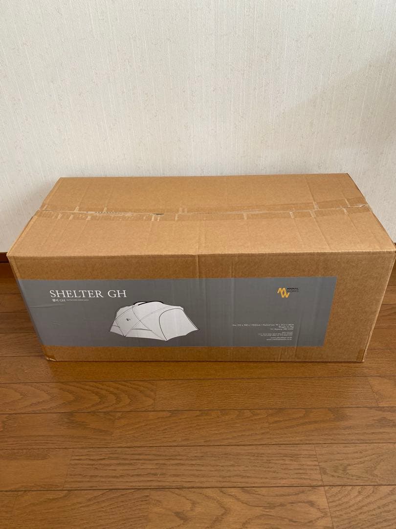 ミニマルワークス　シェルターGH タン　新品未開封品 テント