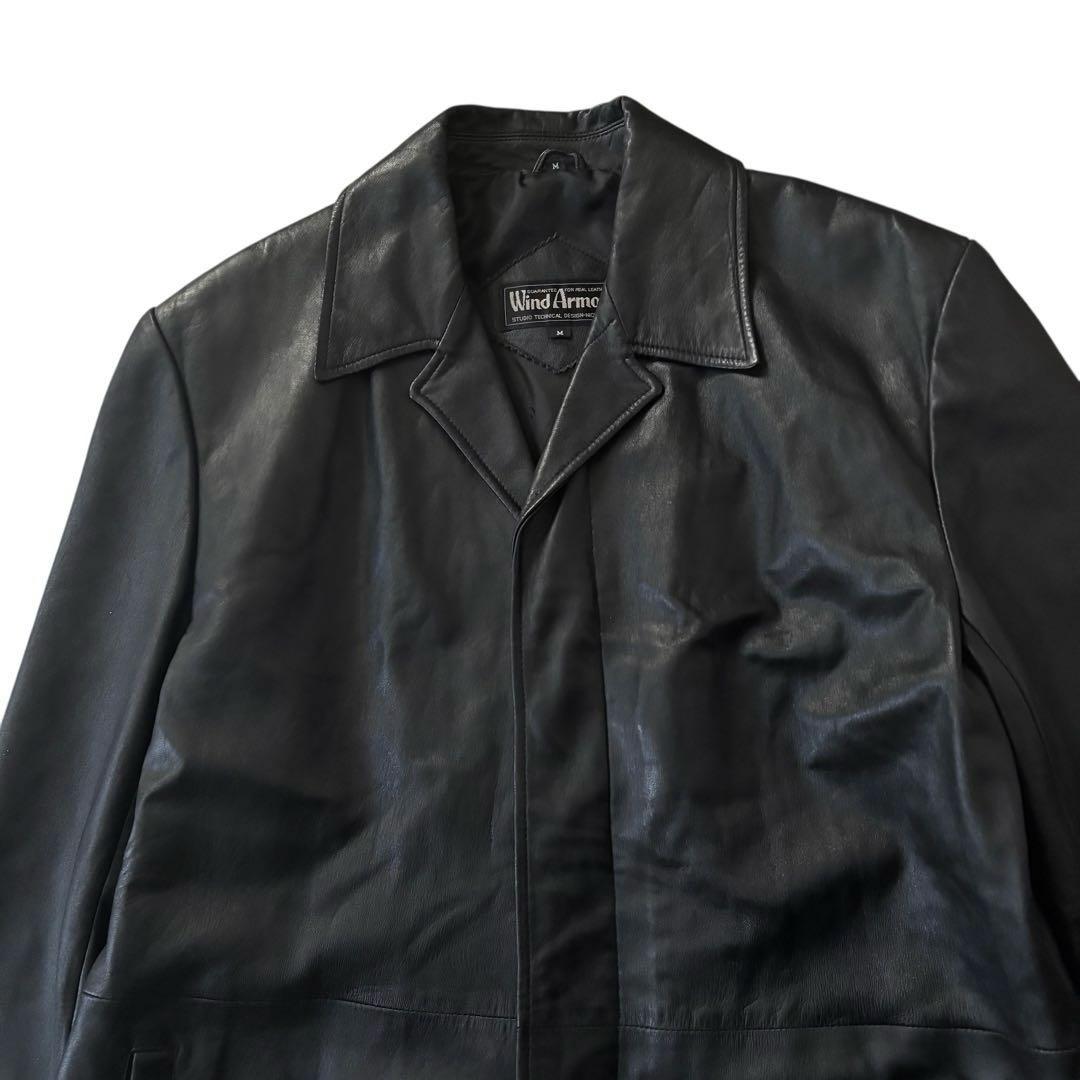 ジャケット・アウター Wind Armor ramb Leather coat BLK M