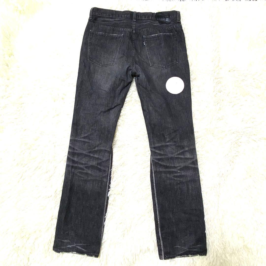 希少極レア デッドストック ナンバーナイン 04AW ブラックデニム GIVE期