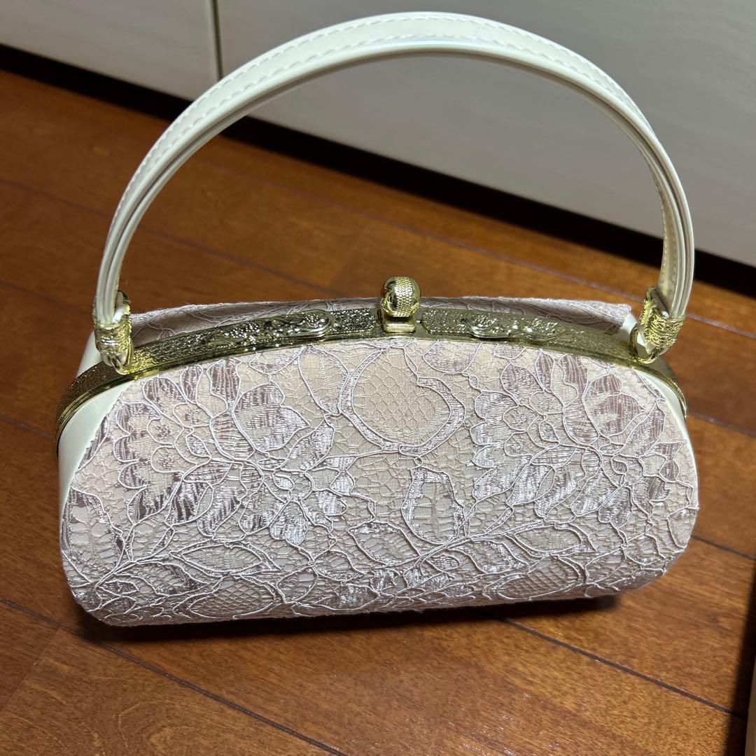 草履バッグ セット レース ピンク