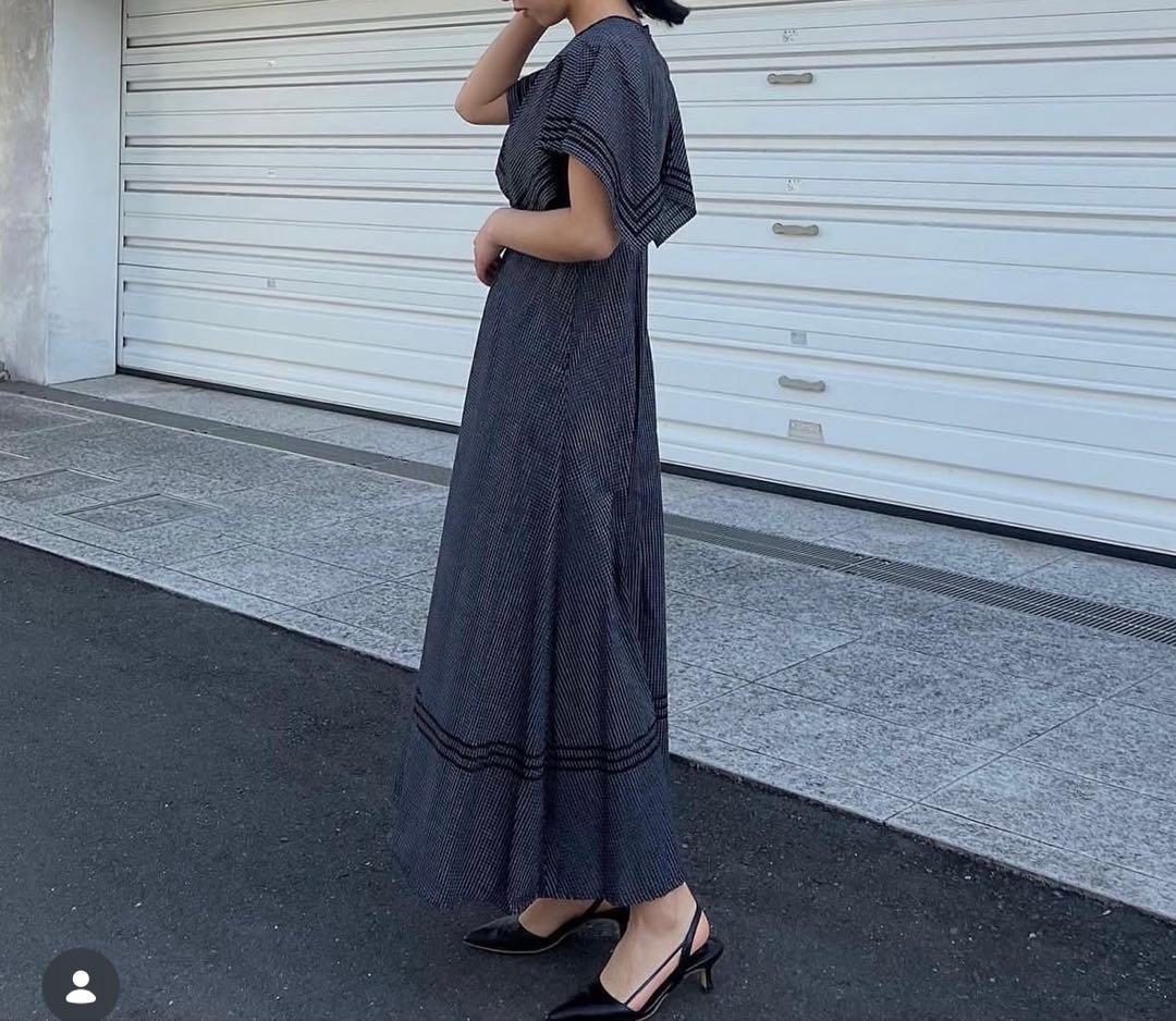 【CLANE】LINE HANDKERCHIEF ONE PIECE