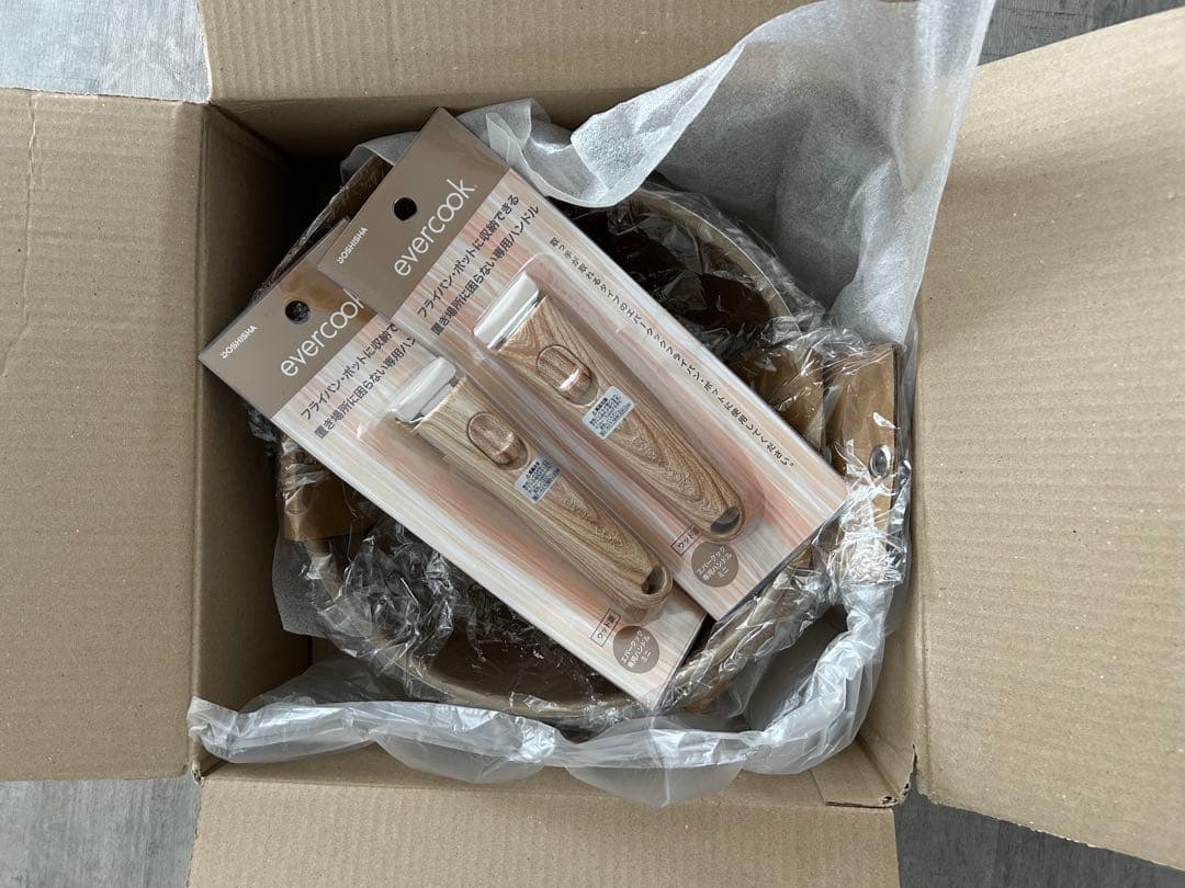 nagi. 　evercook フライパンとハンドル 4点セット