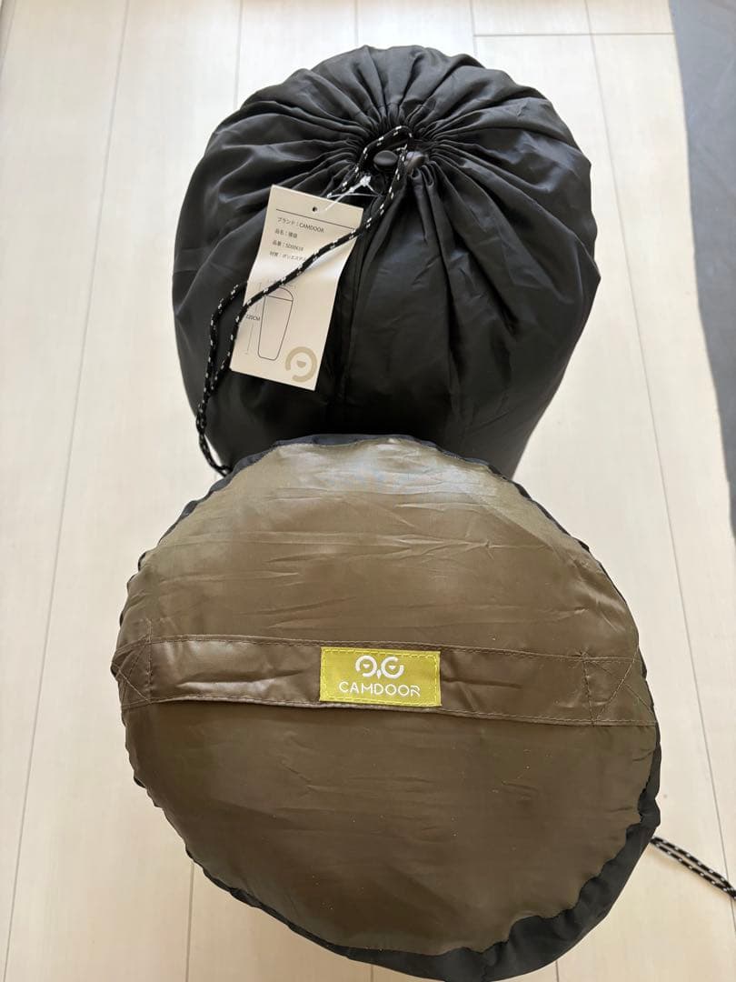 未使用　CAMDOOR シュラフ　2個セット　防寒