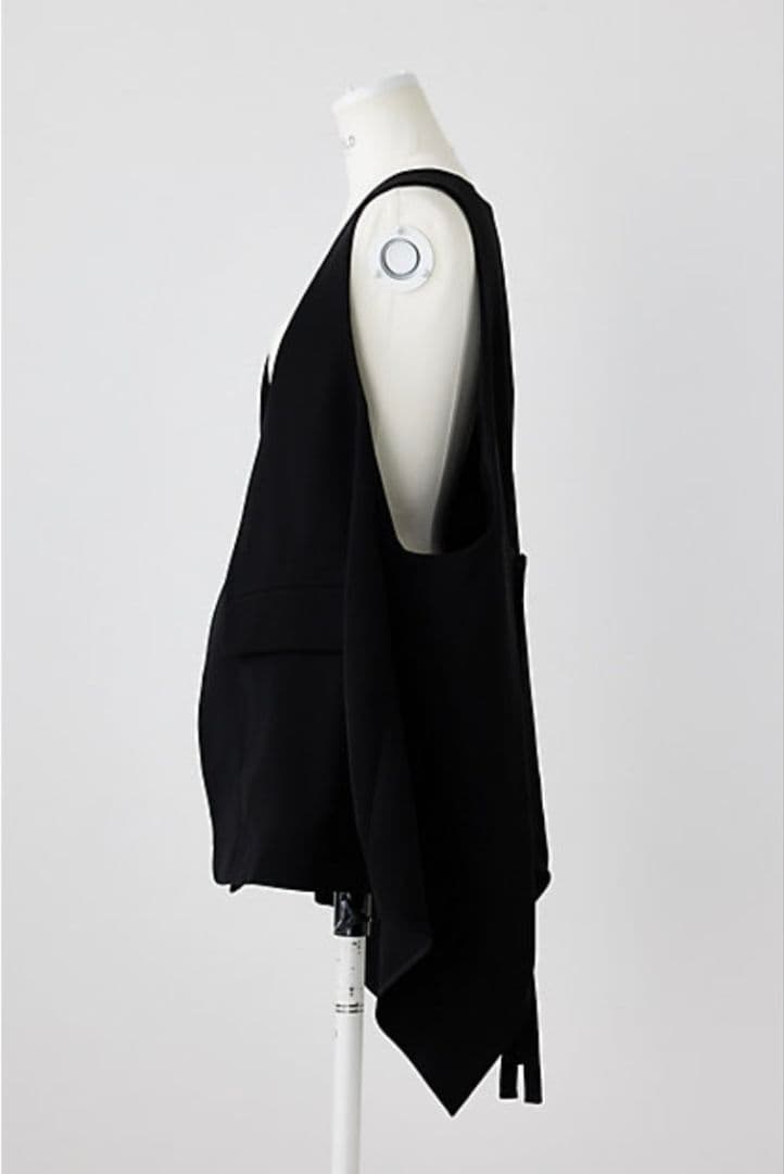完売　エンフォルド　ASYMMETRY VEST　ブラック