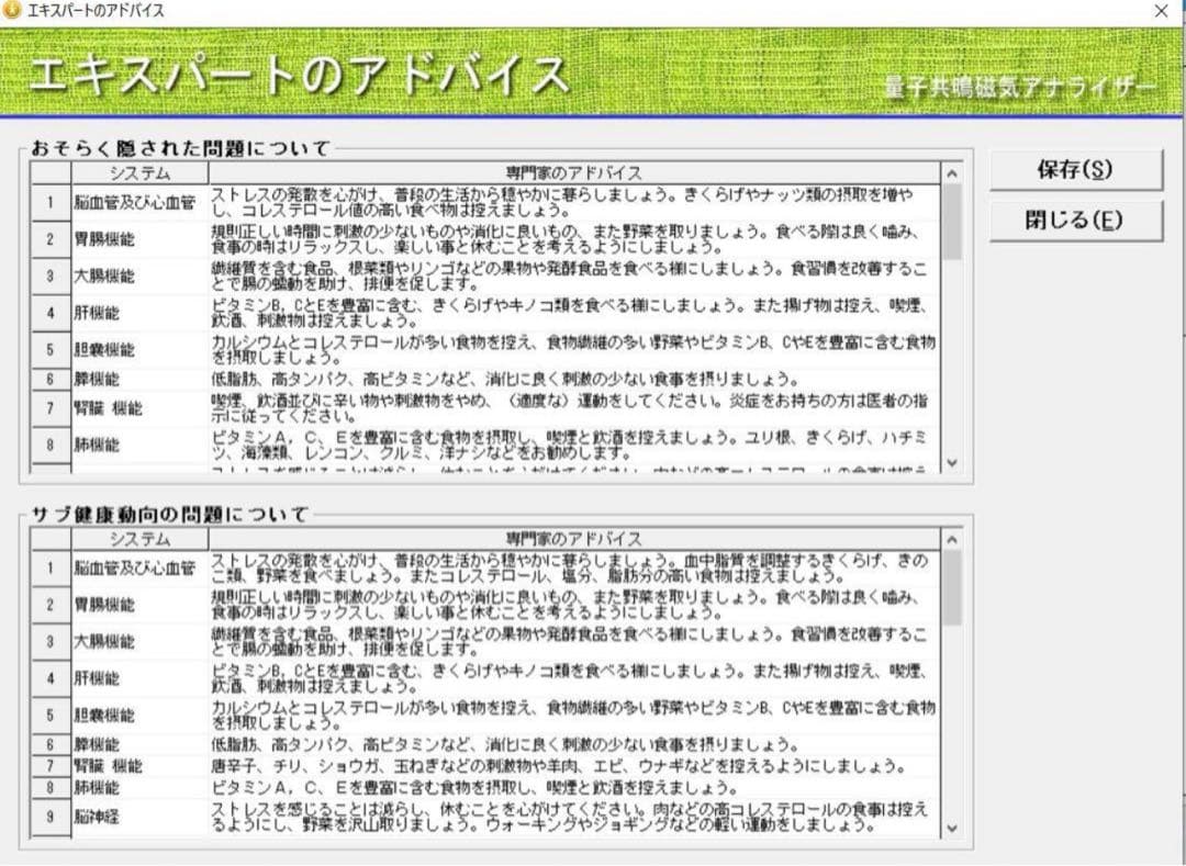 波動測定器　※日本語対応 量子波動アナライザー　健康管理分析器 バイオレゾナンス