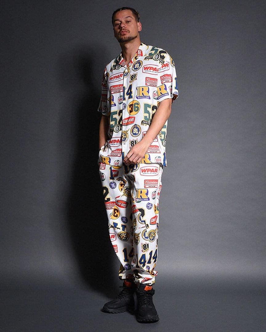 TEAM LOGO WIDE JOGGER PANTS 今季新作　サイズ4