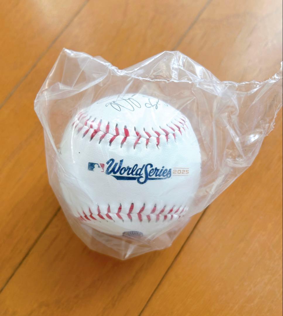 【海外限定】MLB ドジャース 2025ワールドシリーズチャンピオンサインボール