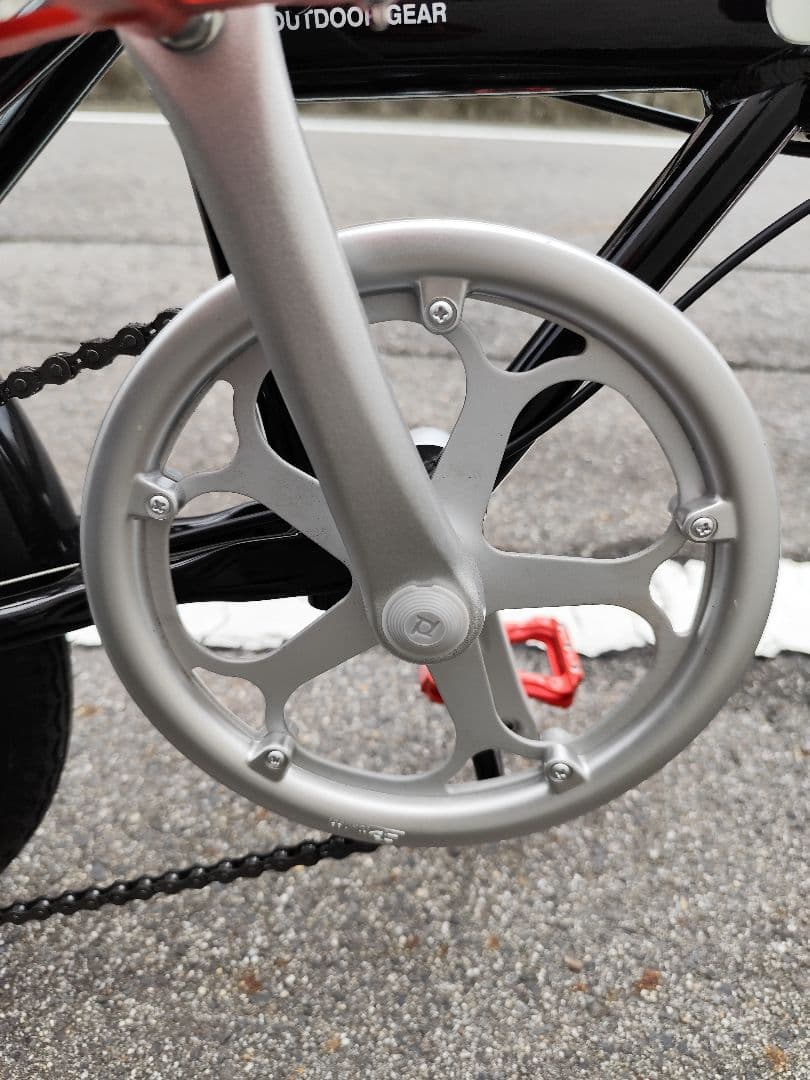 美品カスタム　アルミ折りたたみ自転車16インチ