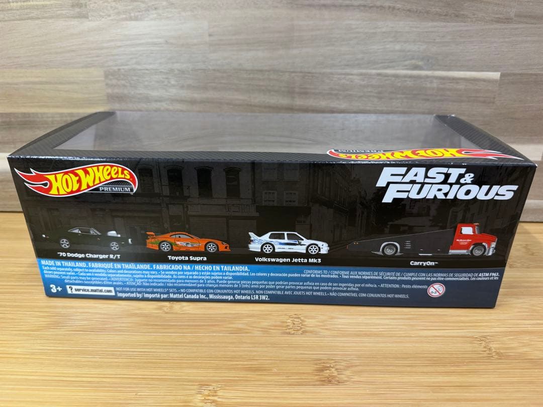 HotWheels　PREMIUM　ワイルド・スピード　ミニカー4台セット
