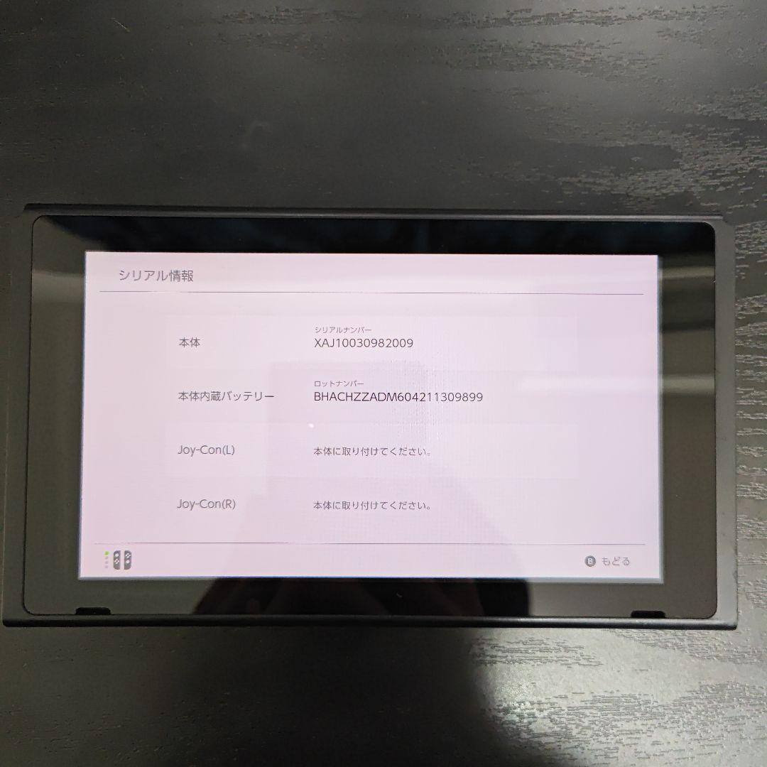 ニンテンドーSwitch本体 グレー
