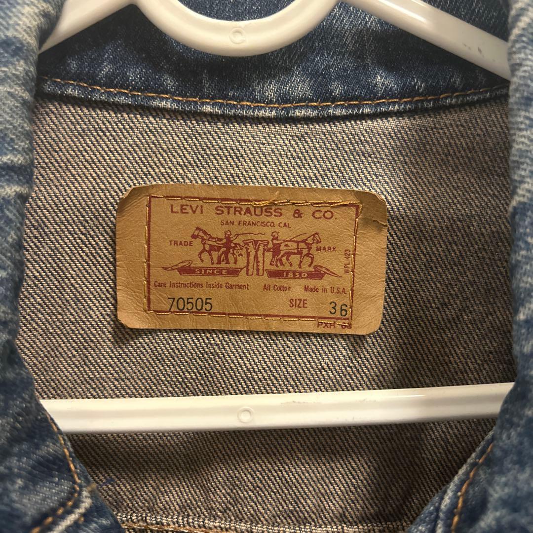【USA製】LEVI’S70505 デニムジャケットヴィンテージGジャン90s