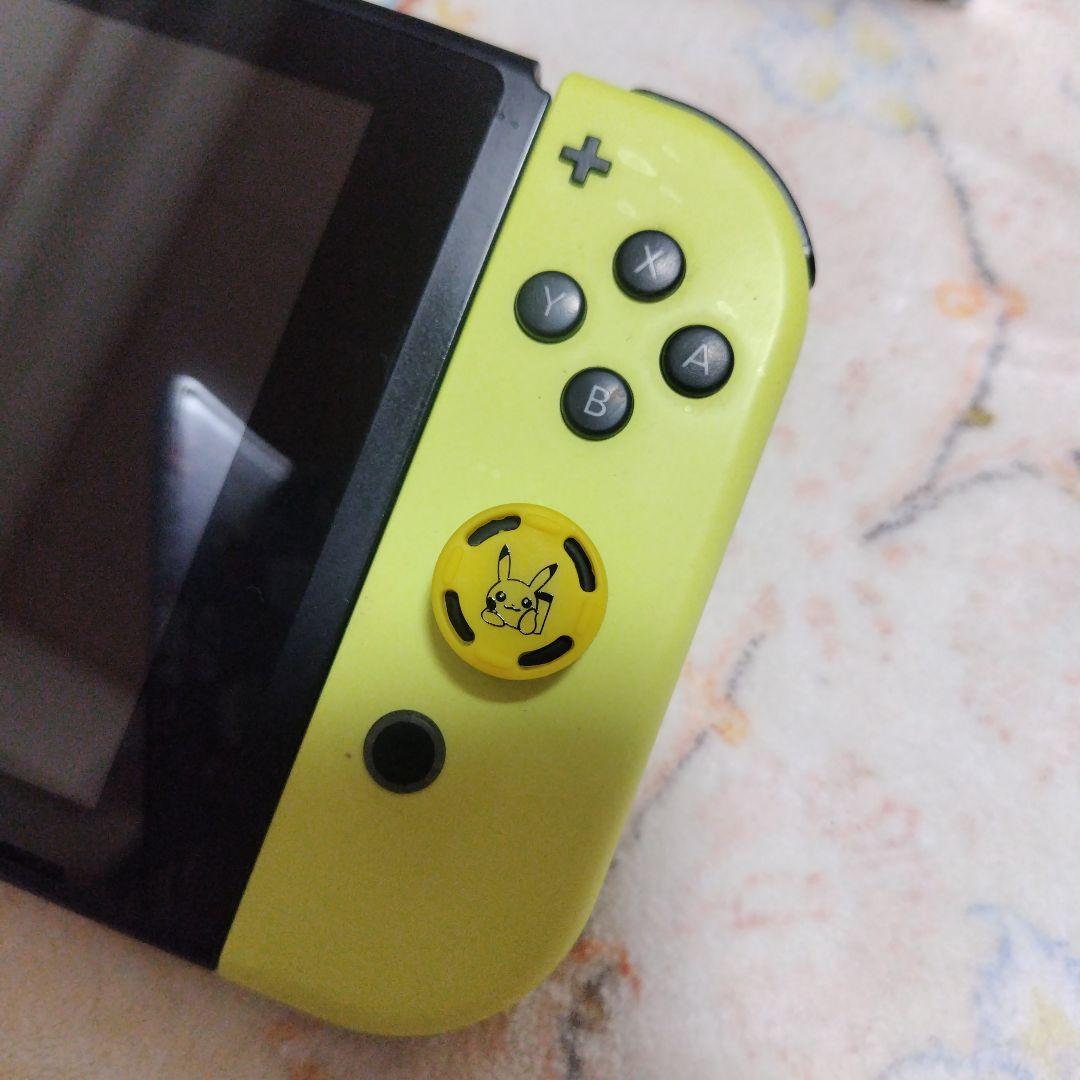 ★任天堂Switch　拡張バッテリー版　イエロー×ピンク★ポケモンカバー付き!