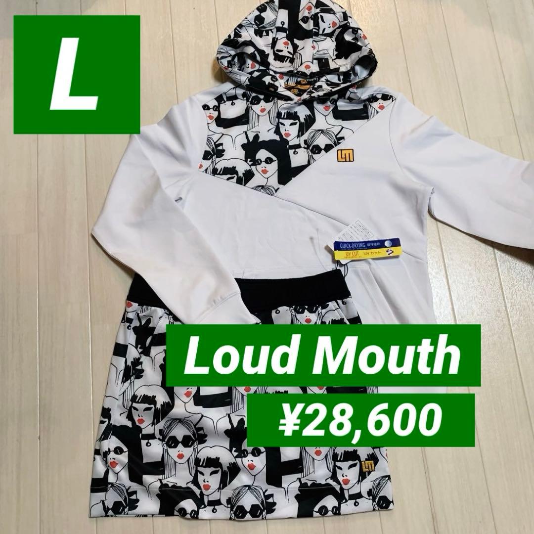 2点■新品【ラウドマウスゴルフ】レディース　ゴルフウェア L/11 スカート　白