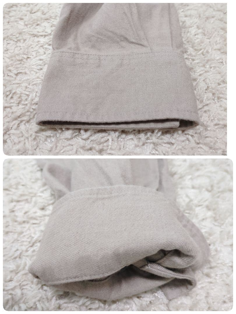 【美品】MHL WORN COTTON WOOL TWILL シャツワンピース