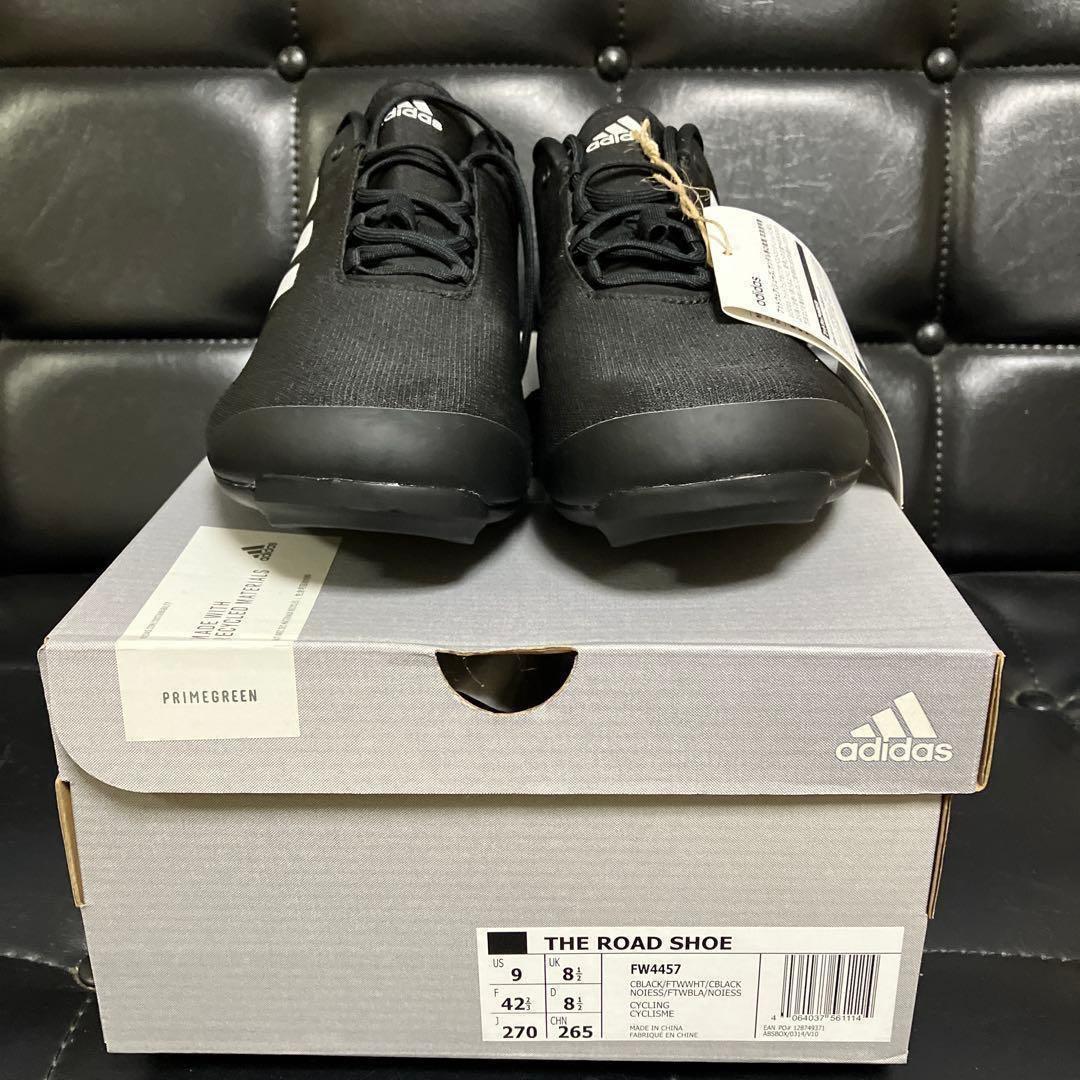 Adidas サイクリングシューズ ロードバイク 27cm blue lug