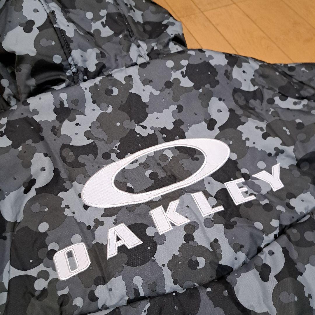 新品⭐OAKLEYオークリー⭐カモフラ　迷彩　裏起毛　中綿　ベンチコート　L