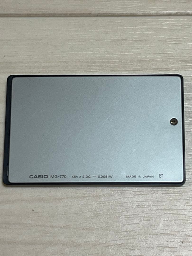 超希少CASIO ゲーム電卓　MG-770