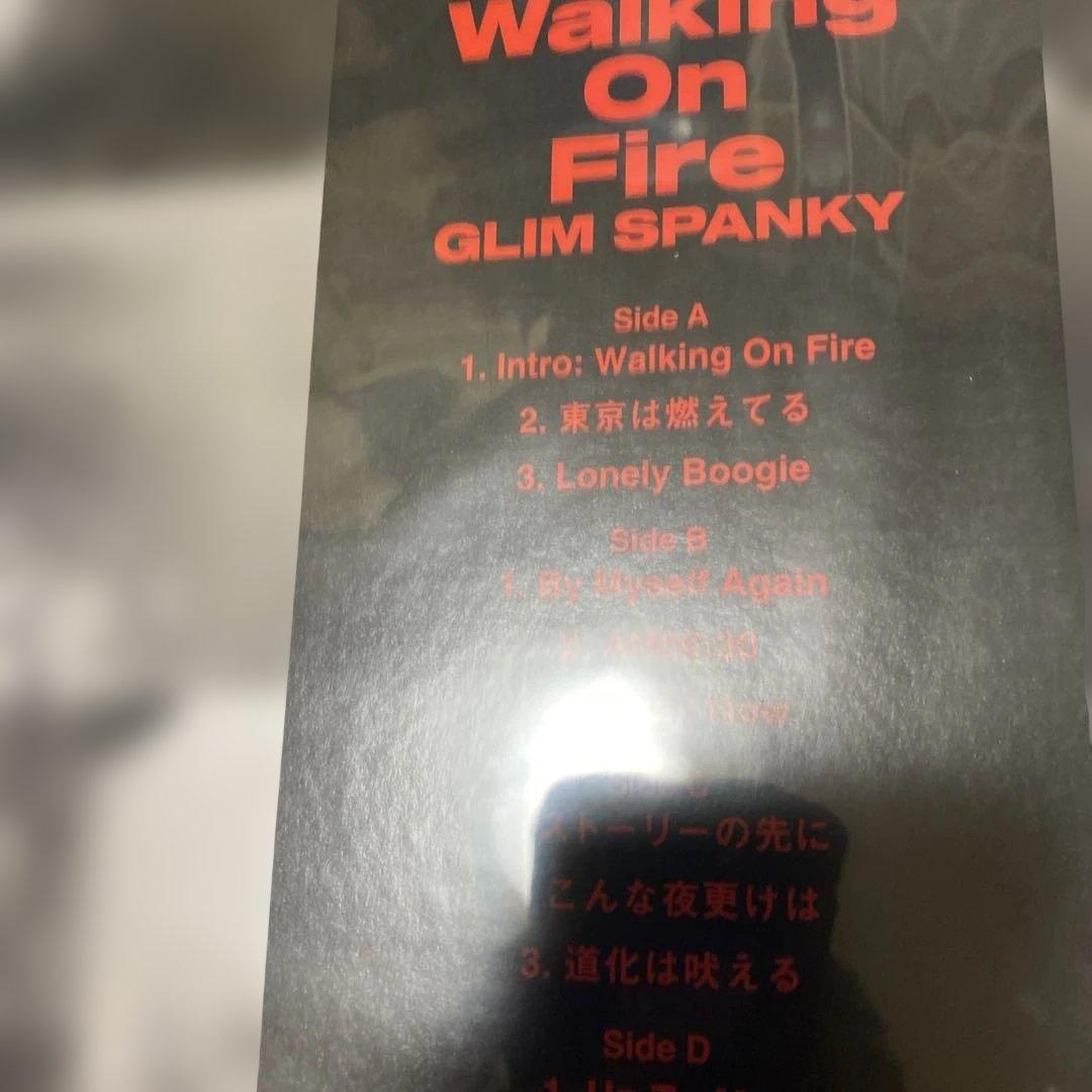 glim spanky walking on fire レコード　新品未開封