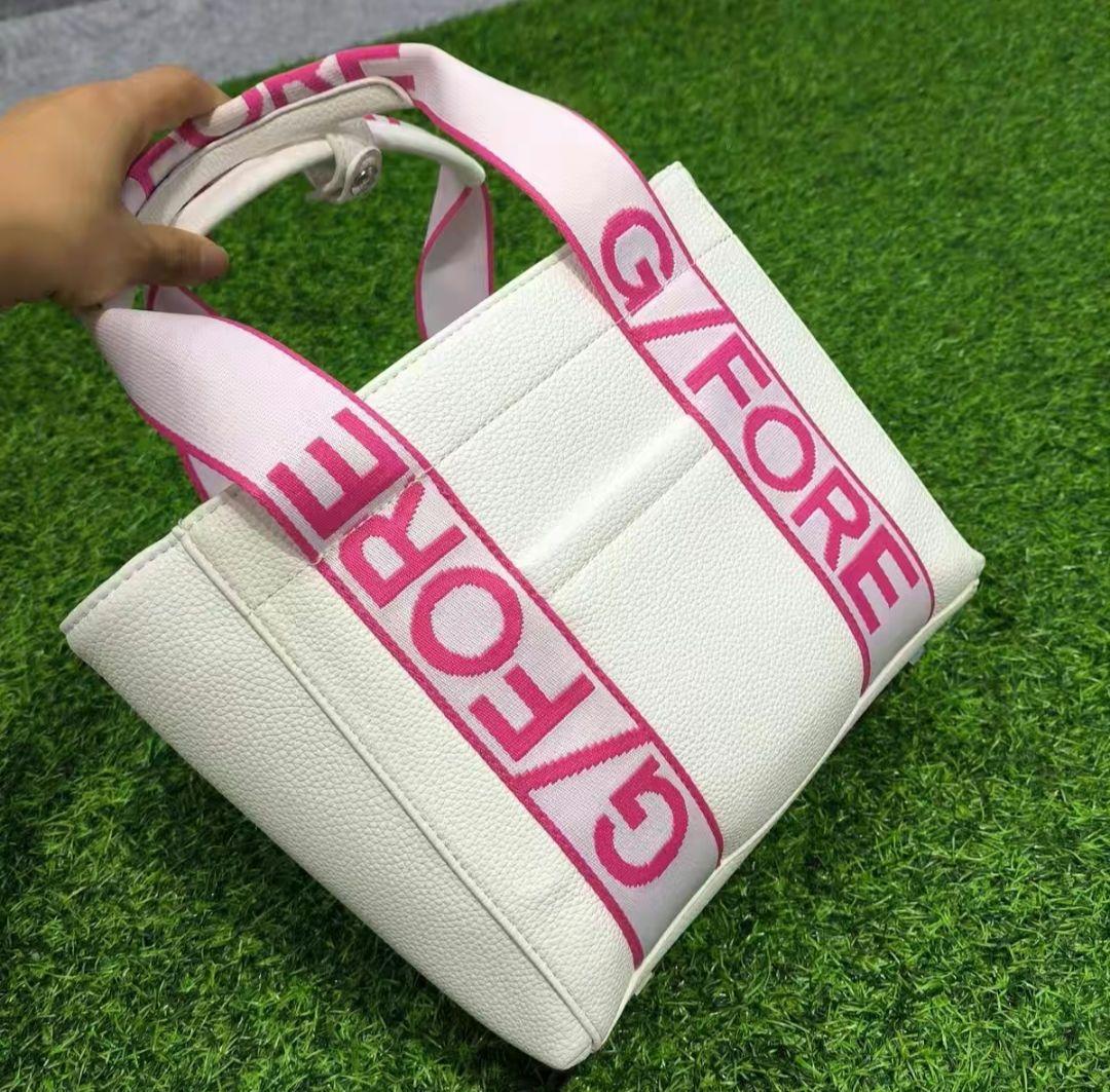 G/FORE カートバック ホワイト＆ピンク26