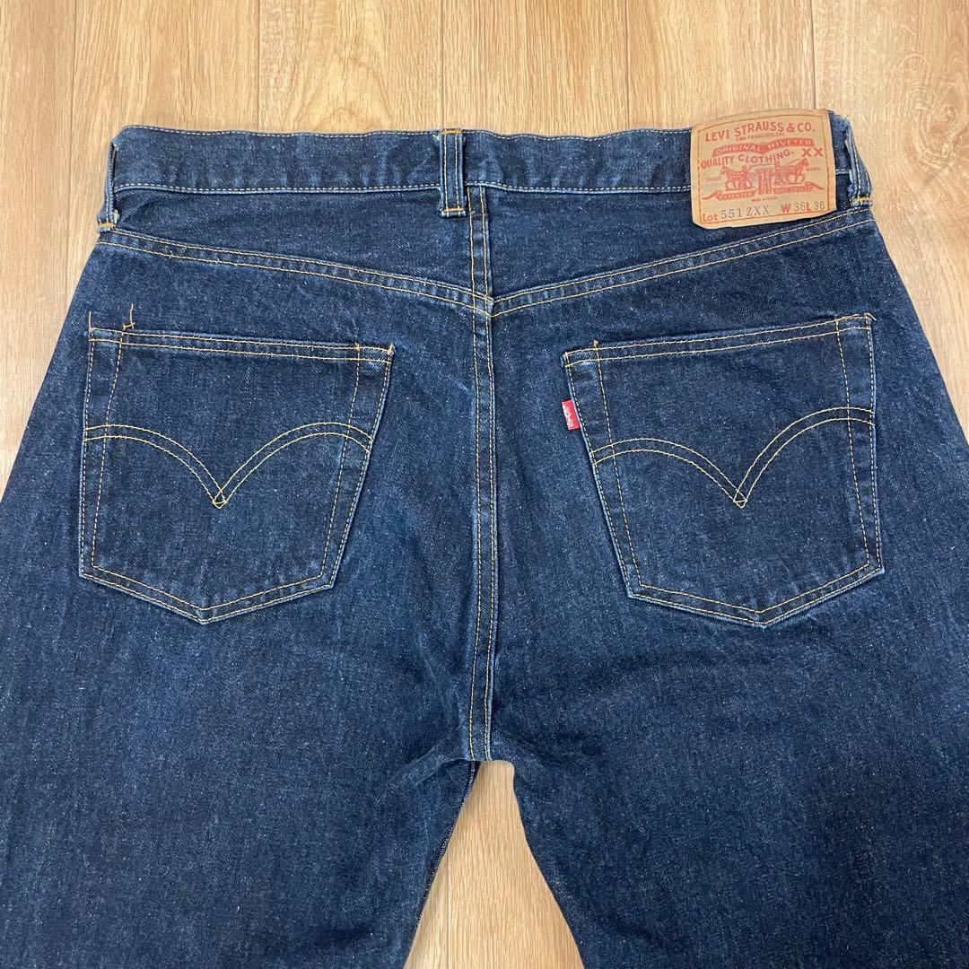 90s USA製 LEVI'S 551ZXX デニム パンツ W36 バレンシア