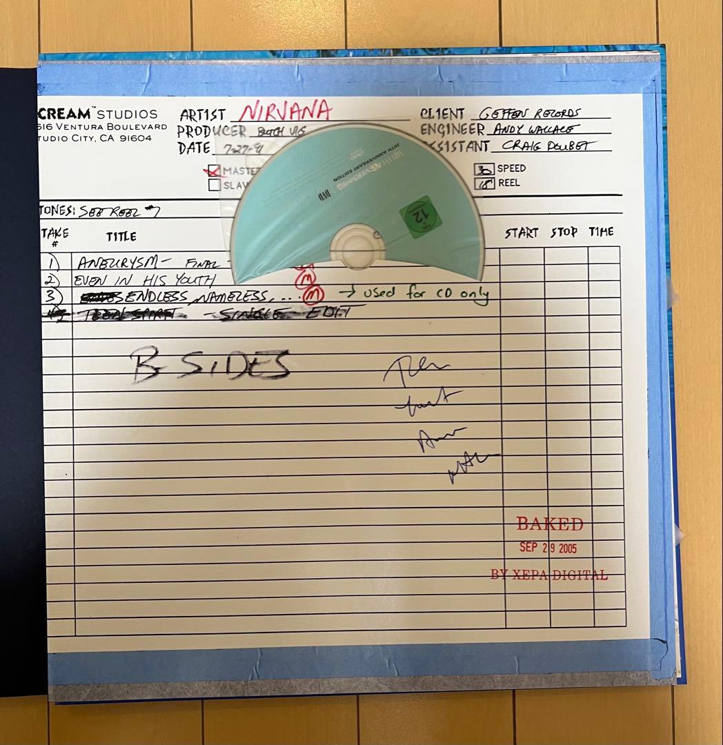 NIRVANA/NEVERMIND20周年盤SuperDeluxeEdition