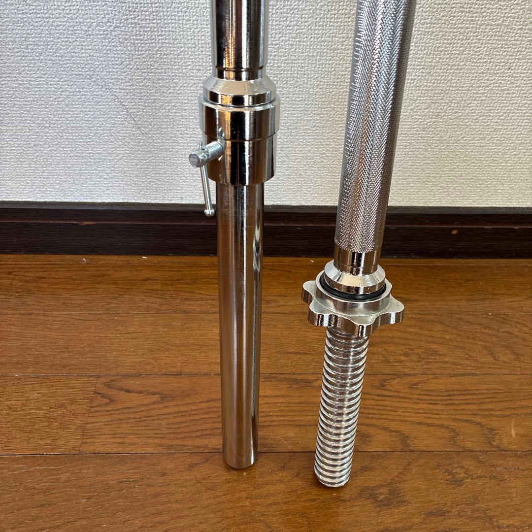 【送料込】バーベルシャフトアイロテック28mm 160cm、120cm2本セット